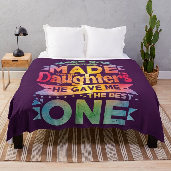 Item preview, When God made Daughters He gave me the Best One Gift For Daughter ,stepdaughter,daughter in law designed and sold by YAHIA-14.