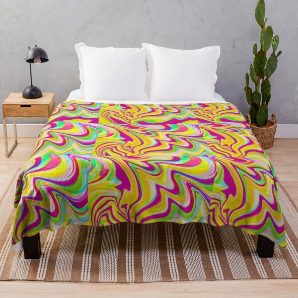 Item preview, Mosaic Yellow, Hot Pink, Green, Blue and Marble Pattern Design designed and sold by theprintedclub.