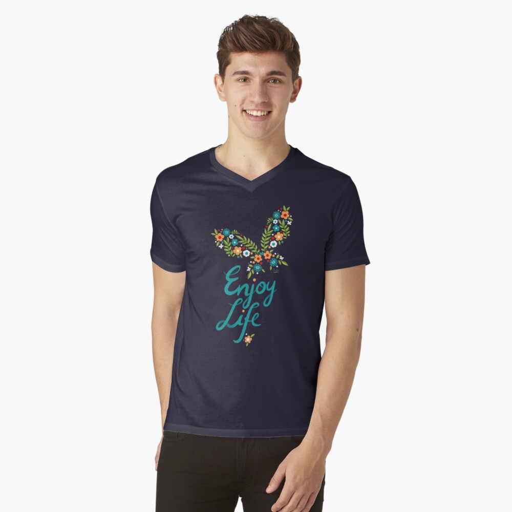 Item preview, V-Neck T-Shirt designed and sold by freeminds.