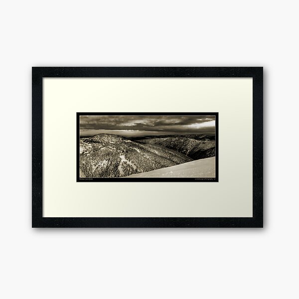 Hotham Snowfields Framed Art Print