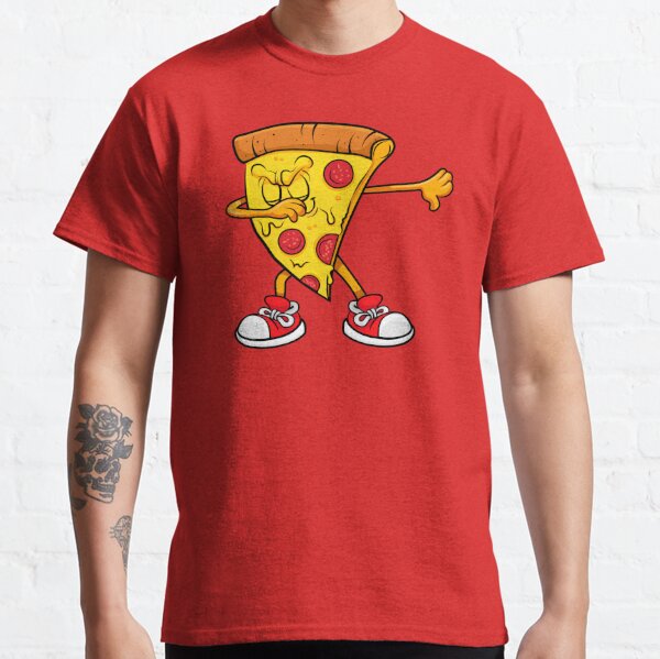 Tee Luv Men's Teenage Mutant Ninja Turtles Pizza T-Shirt