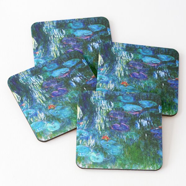 Item preview, Water Lilies Claude Monet Fine Art Print designed and sold by Vicky Brago-Mitchell®.