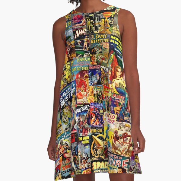 Item preview, Sci-Fi Comic Collage designed and sold by adamcampen.