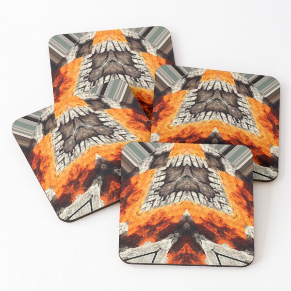 Item preview, FUNNY ABSTRACT HALLOWEEN ZOMBIE SKULL FIRE IN GRAVEYARD PAINTING. designed and sold by Ralek.