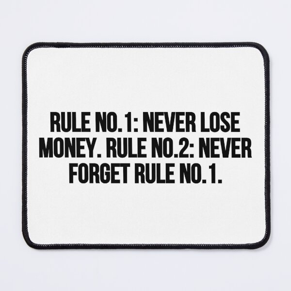 Item preview, Rule No.1: Never lose money. Rule No.2: Never forget rule No.1. designed and sold by Music-design-22.
