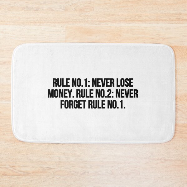 Item preview, Rule No.1: Never lose money. Rule No.2: Never forget rule No.1. designed and sold by Music-design-22.