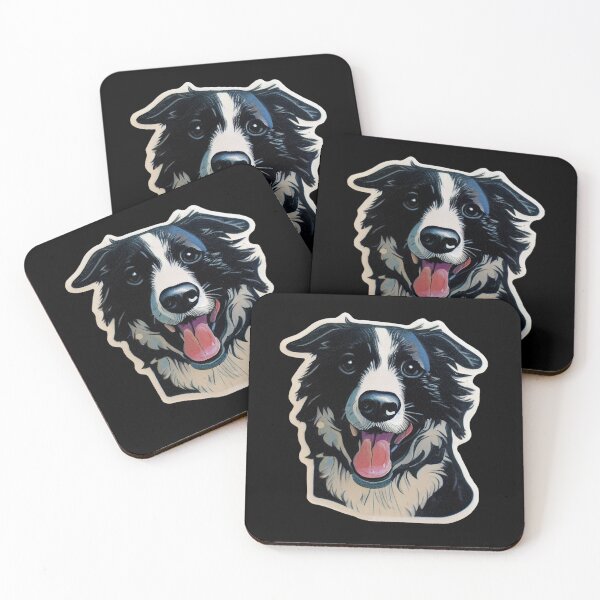 Item preview, Border collie retrato arte digital designed and sold by ARTfclDesign.