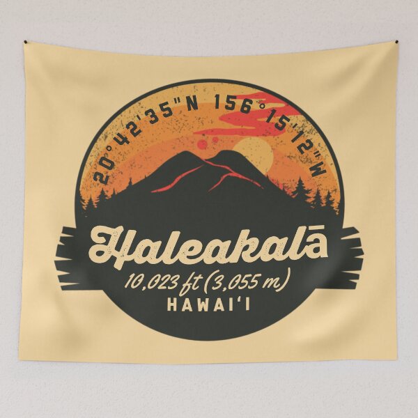 Item preview, Haleakalā Volcano Souvenir Badge Hawaiʻi designed and sold by mountainfad.