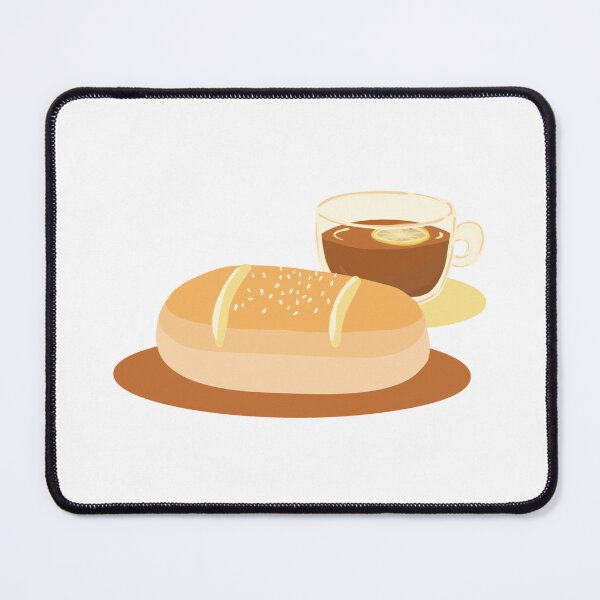 Item preview, Hong Kong Breakfast: Cocktail Bun & Hot Lemon Tea designed and sold by QingPrints.