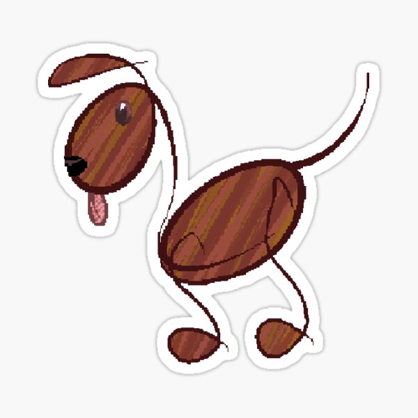 Item preview, Pint-Sized Pixel Pupper designed and sold by Lyladagger.