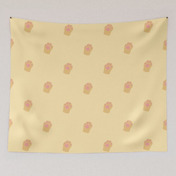 Item preview, Small cat paw pattern 3 (Small & Diagonal version) designed and sold by LemonCreamyyyy.