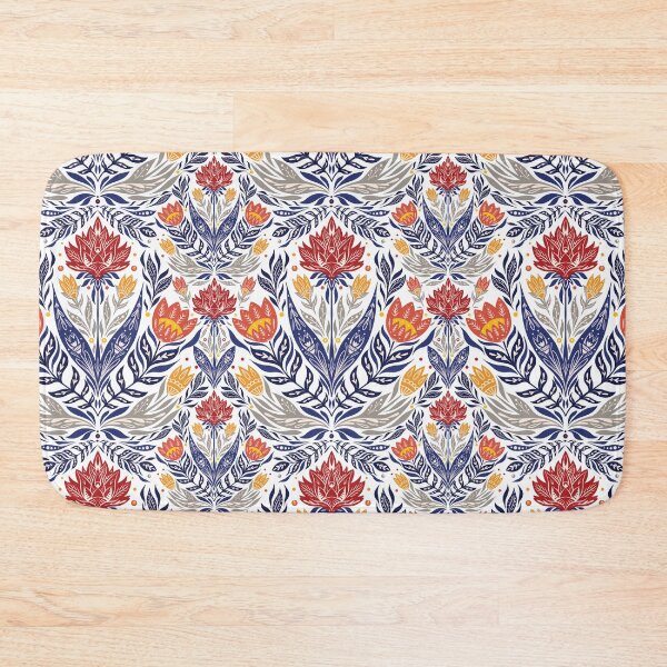 Item preview, Folk flowers pattern designed and sold by Veleri.