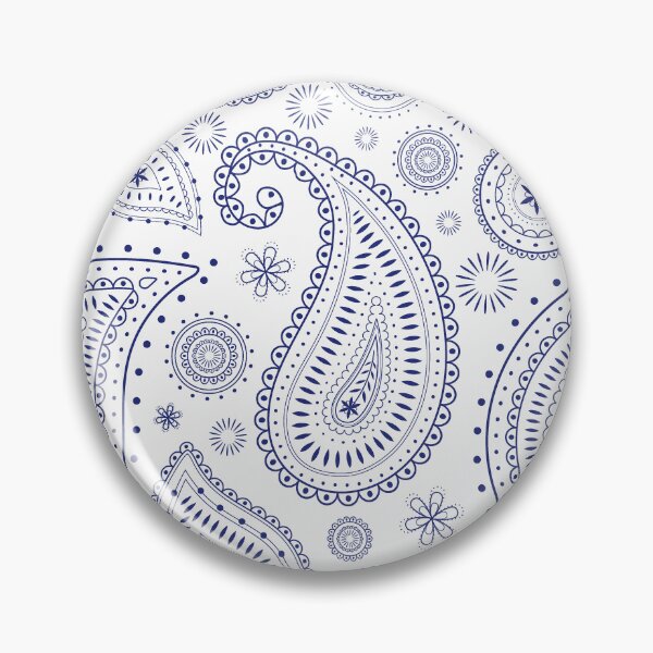 Item preview, Blue Paisley Pattern designed and sold by Ideal Garage.