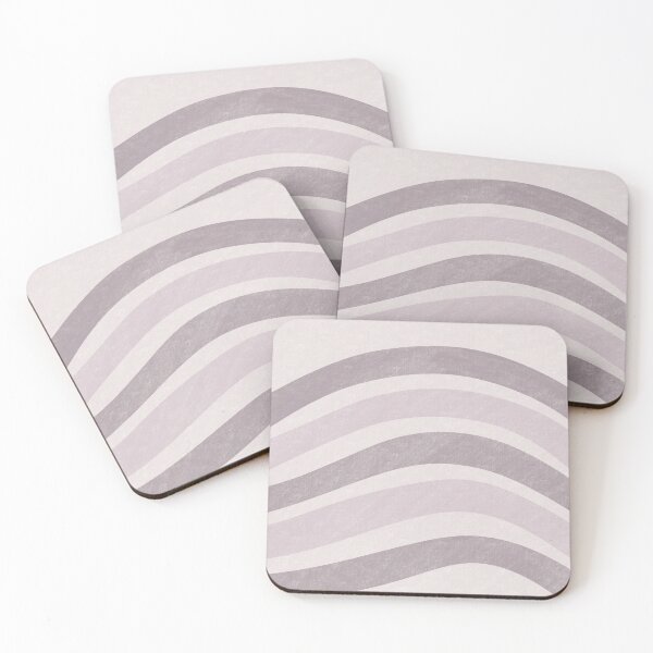 Item preview, Textured Wavy Lines Curvy Stripes Pattern Boho Style Cute Aesthetic Blue Gray designed and sold by scorpiolane.