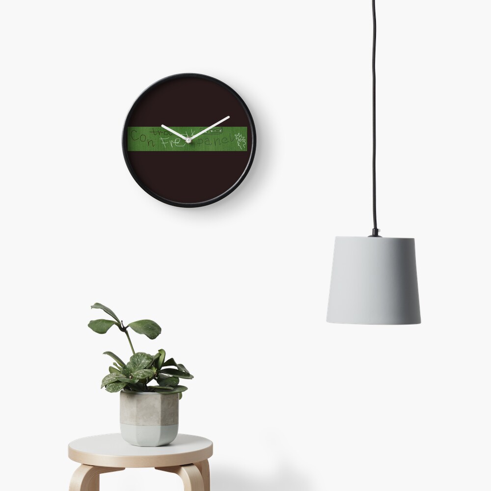 Control freak panel Clock