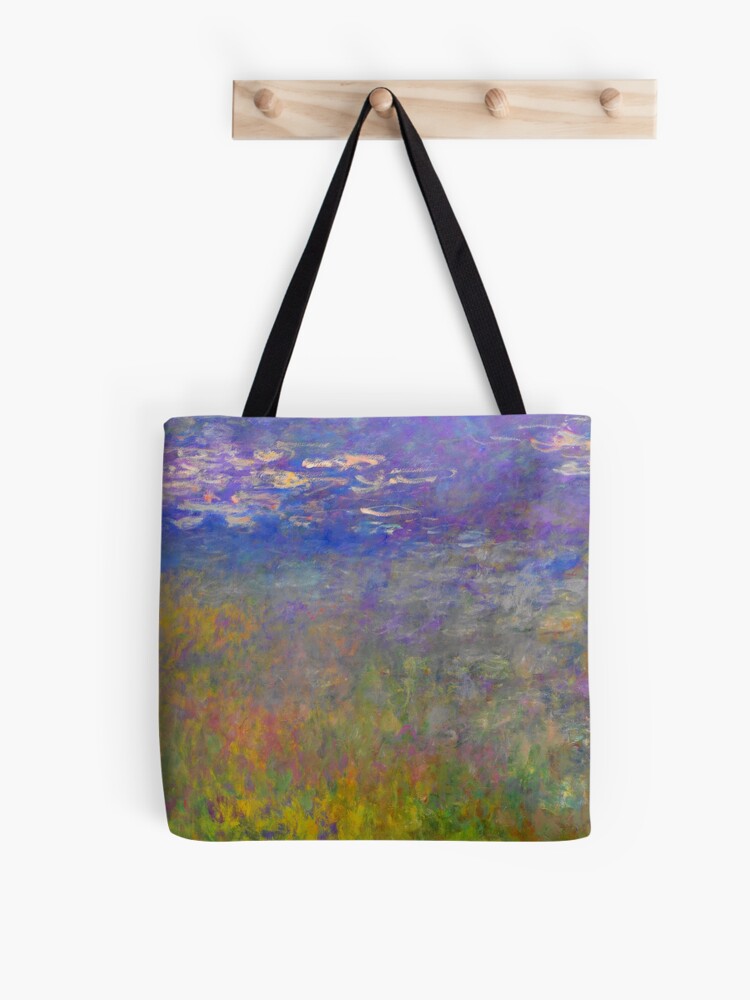 Claude Monet Water Lilies Tote Bag, Aesthetic Tote Bag, Art Tote