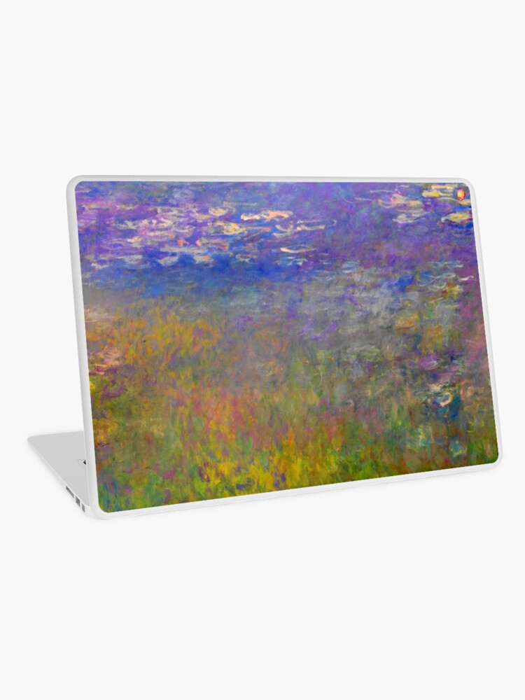 Aperçu 1 sur 2. Skin adhésive d'ordinateur avec l'œuvre Les Nymphéas Claude Monet Beaux-Arts créée et vendue par bragova.