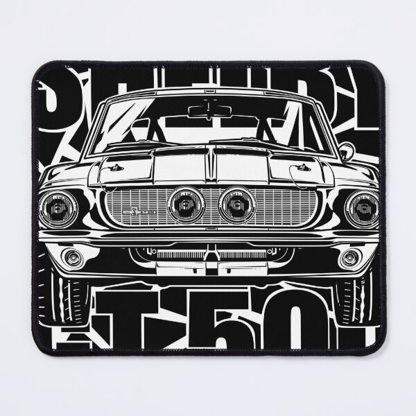 Item preview, Illustration Artwork 1967 Shelby Mustang GT 500 - Muscle car - USA Illustration designed and sold by SketchNinja.