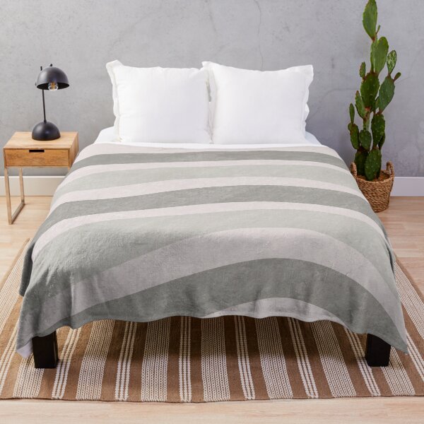 Item preview, Textured Wavy Lines Curvy Stripes Pattern Boho Style Cute Aesthetic Gray Teal designed and sold by scorpiolane.
