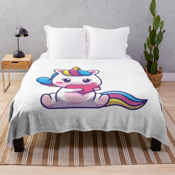 Item preview, Unicorn with Heart Art Design Draw Street Art Kids Cute designed and sold by BK-Fishing.
