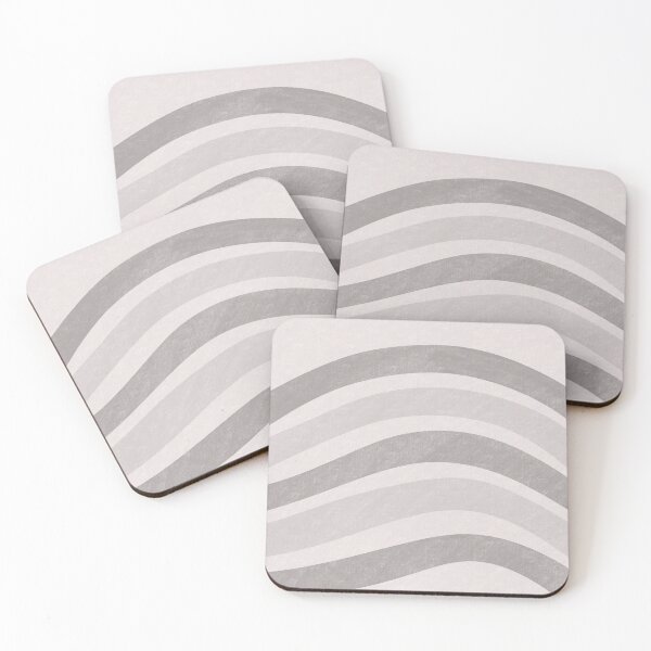 Item preview, Textured Wavy Lines Curvy Stripes Pattern Boho Style Cute Aesthetic Grayish Blue designed and sold by scorpiolane.