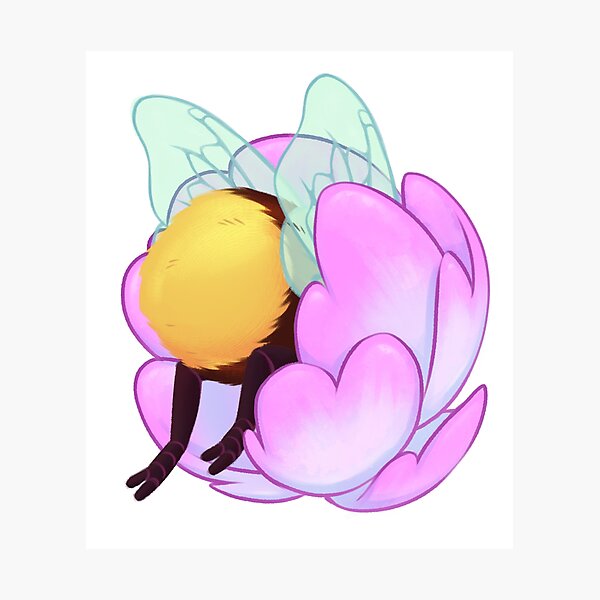 Adorable bee butt Photographic Print