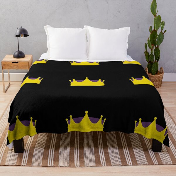 Item preview, Yellow and purple crown on black designed and sold by tetibright.
