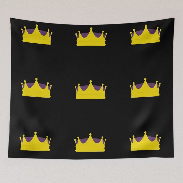 Item preview, Yellow and purple crown on black designed and sold by tetibright.