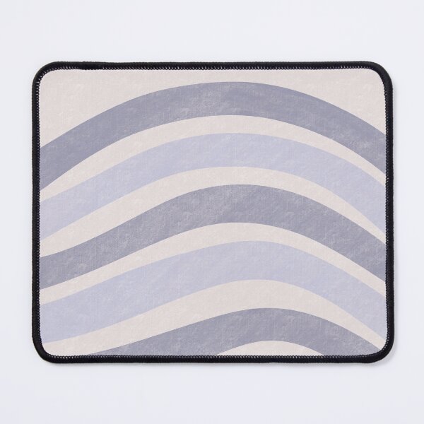 Item preview, Textured Wavy Lines Curvy Stripes Pattern Boho Style Cute Aesthetic Pigeon Blue designed and sold by scorpiolane.