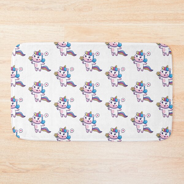 Item preview, Unicorn with Flower Art Design Draw Street Art Kids Cute designed and sold by BK-Fishing.