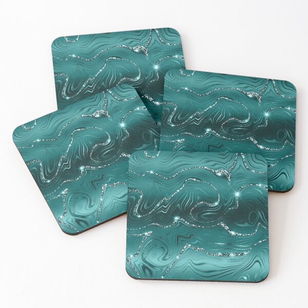 Item preview, Luxury Teal 9 designed and sold by TrendyGlitter.