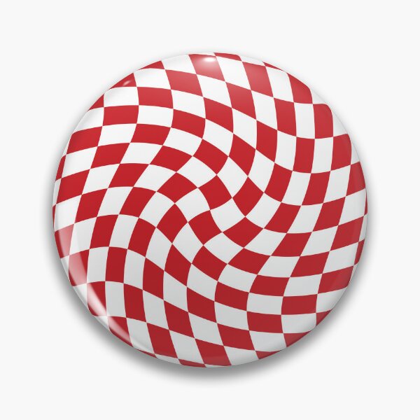 Item preview, Twisted Checkerboard - Red and White designed and sold by Ayoub14.