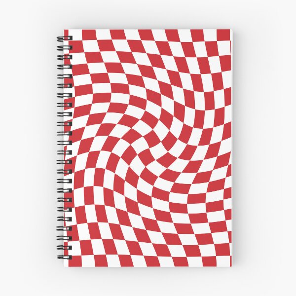 Item preview, Twisted Checkerboard - Red and White designed and sold by Ayoub14.