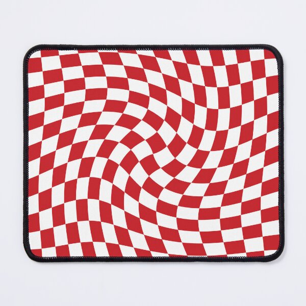 Item preview, Twisted Checkerboard - Red and White designed and sold by Ayoub14.