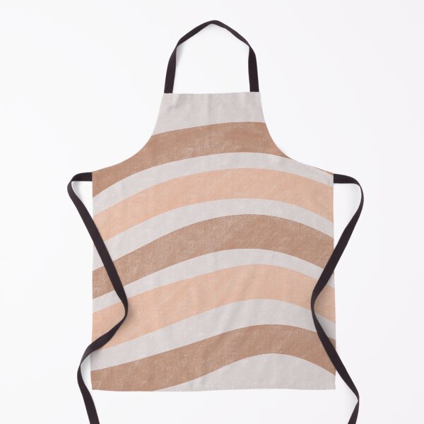 Item preview, Textured Wavy Lines Curvy Stripes Pattern Boho Style Cute Aesthetic Brown designed and sold by scorpiolane.