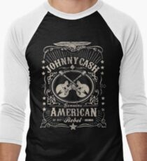 johnny cash Men's Baseball ¾ T-Shirt