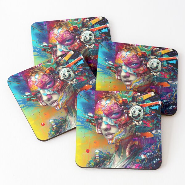 Item preview, Cyberpunk Rainbow Dreamer designed and sold by LyndiiLoubie.
