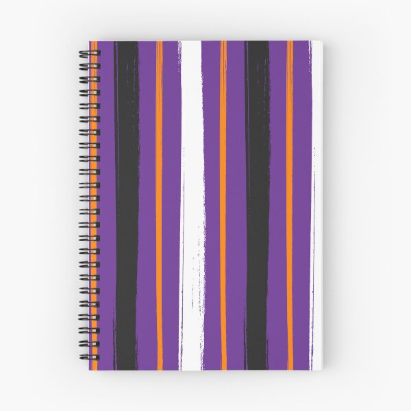 Item preview, Halloween Striped. Vertically Striped Pattern designed and sold by risingrocket.