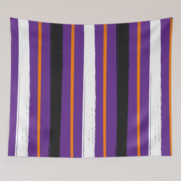 Item preview, Halloween Striped. Vertically Striped Pattern designed and sold by risingrocket.