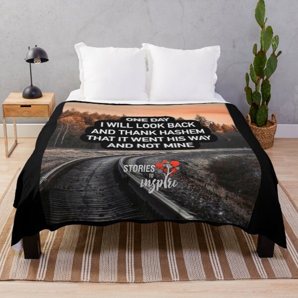Item preview, One day I will look back and thank Hashem that it went his way and not mine designed and sold by Stories To Inspire - Motivational Jewish Quotes.