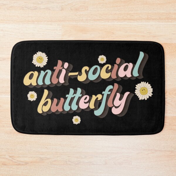 Item preview, Antisocial butterfly designed and sold by onemoremask.
