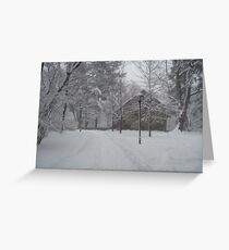 Winter Scene Greeting Card