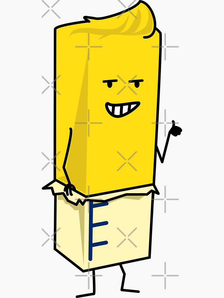 Buttered Buttery Stick of Butter Happy Thumbs Up | Sticker