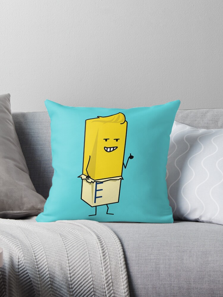 Buttered Buttery Stick of Butter Happy Thumbs Up | Pillow