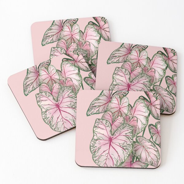 Item preview, Caladium Pink Beauty Illustration designed and sold by Ana Moguš.