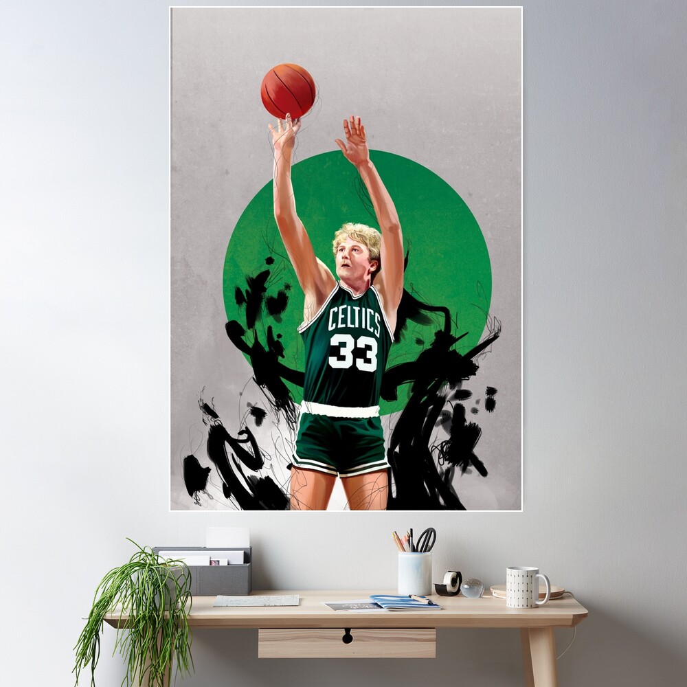 Boston Celtics Big Three - Larry Bird - Posters and Art Prints