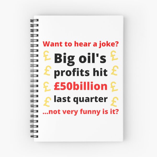 Item preview, Big Oil Profits - Corporate Greed designed and sold by WritetheWrongs.