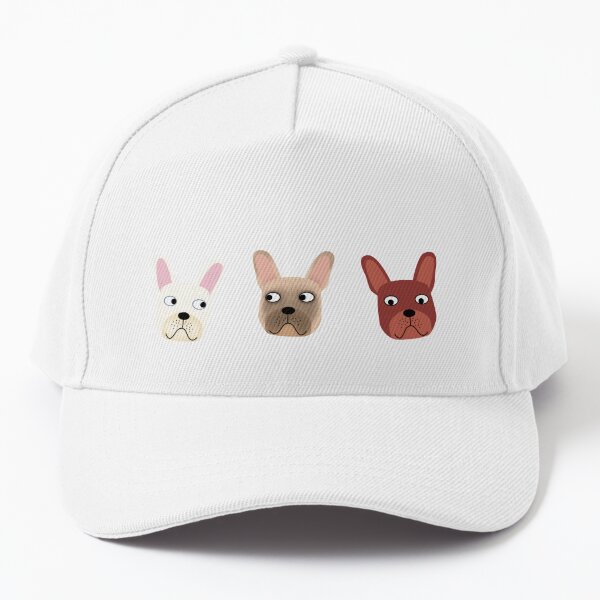 French Bulldogs on Duck Egg Blue Cap for Sale by squirrell