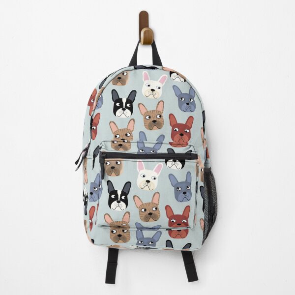 Item preview, French Bulldogs on Duck Egg Blue designed and sold by squirrell.