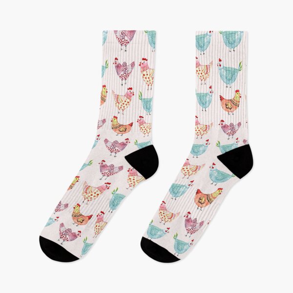 Item preview, Watercolor Chickens Pattern designed and sold by virillanissa.